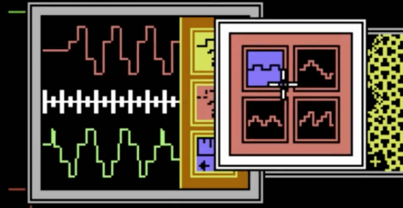 Zoids on C64: a choice of waveforms for signal jamming